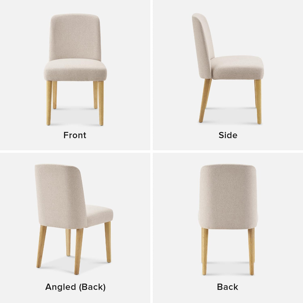 🪑 Upholstered Farmhouse Dining Chair 🌿 Comfortable & Stylish Seating for Home
