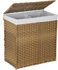 🧺 Handwoven Laundry Basket 🌿 Stylish & Removable Storage for Home