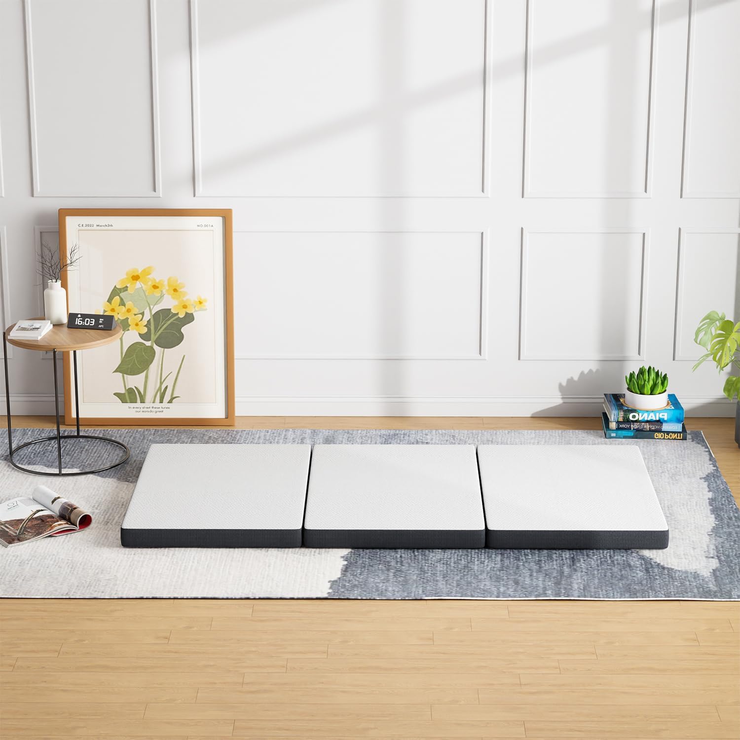 🛏️ Foldable Memory Foam Mattress 🌙 Comfort Anywhere, Anytime