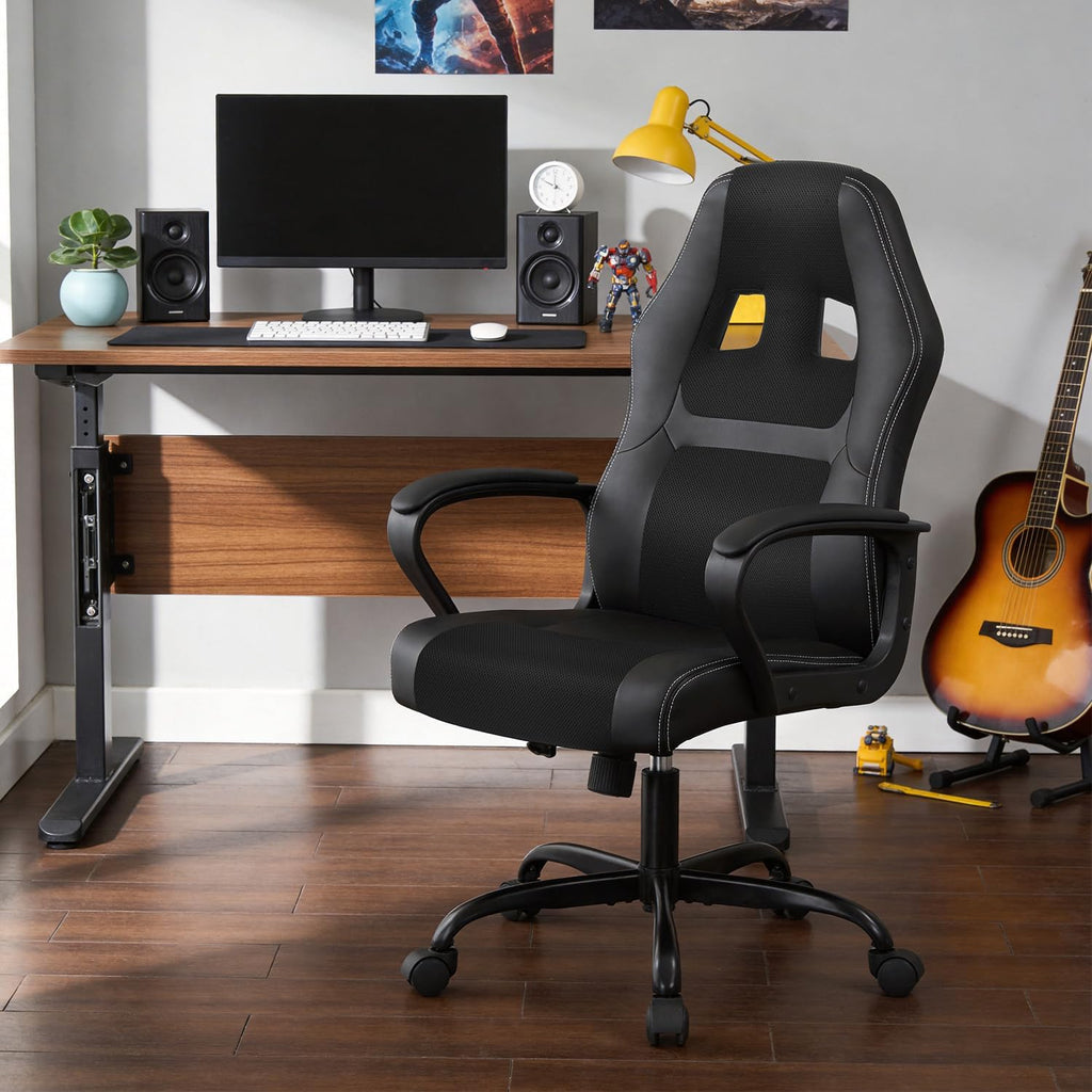 🎮 Ergonomic Gaming & Office Chair 🪑 Adjustable Comfort for Home & Work