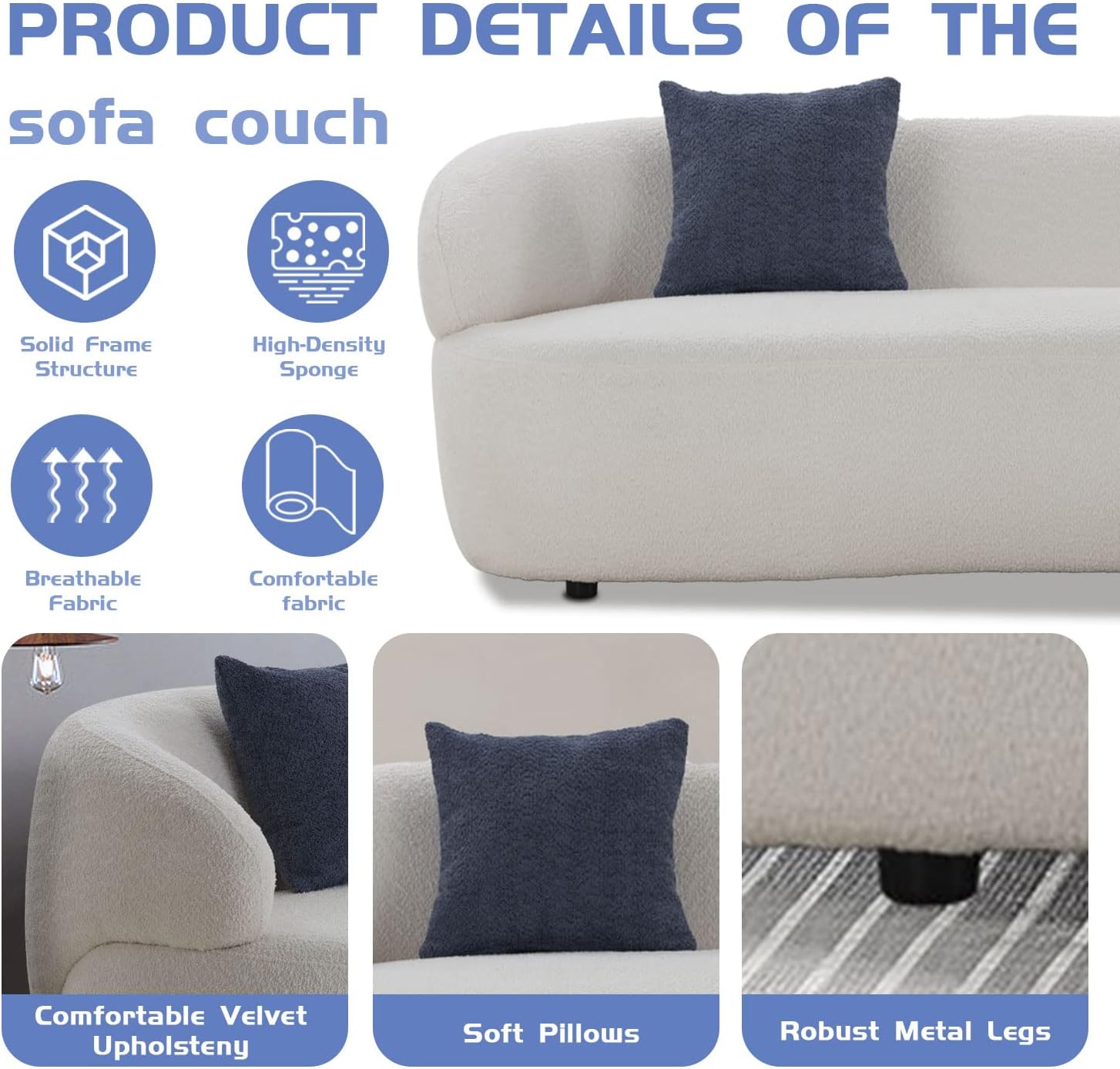 🛋️ Modern Apartment Sofa – Stylish Comfort for Your Living Space ✨🏡