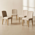 🪑 Upholstered Farmhouse Dining Chair 🌿 Comfortable & Stylish Seating for Home