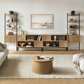 📺 Industrial TV Stand & Entertainment Center 📚 Stylish Storage for Your Living Room