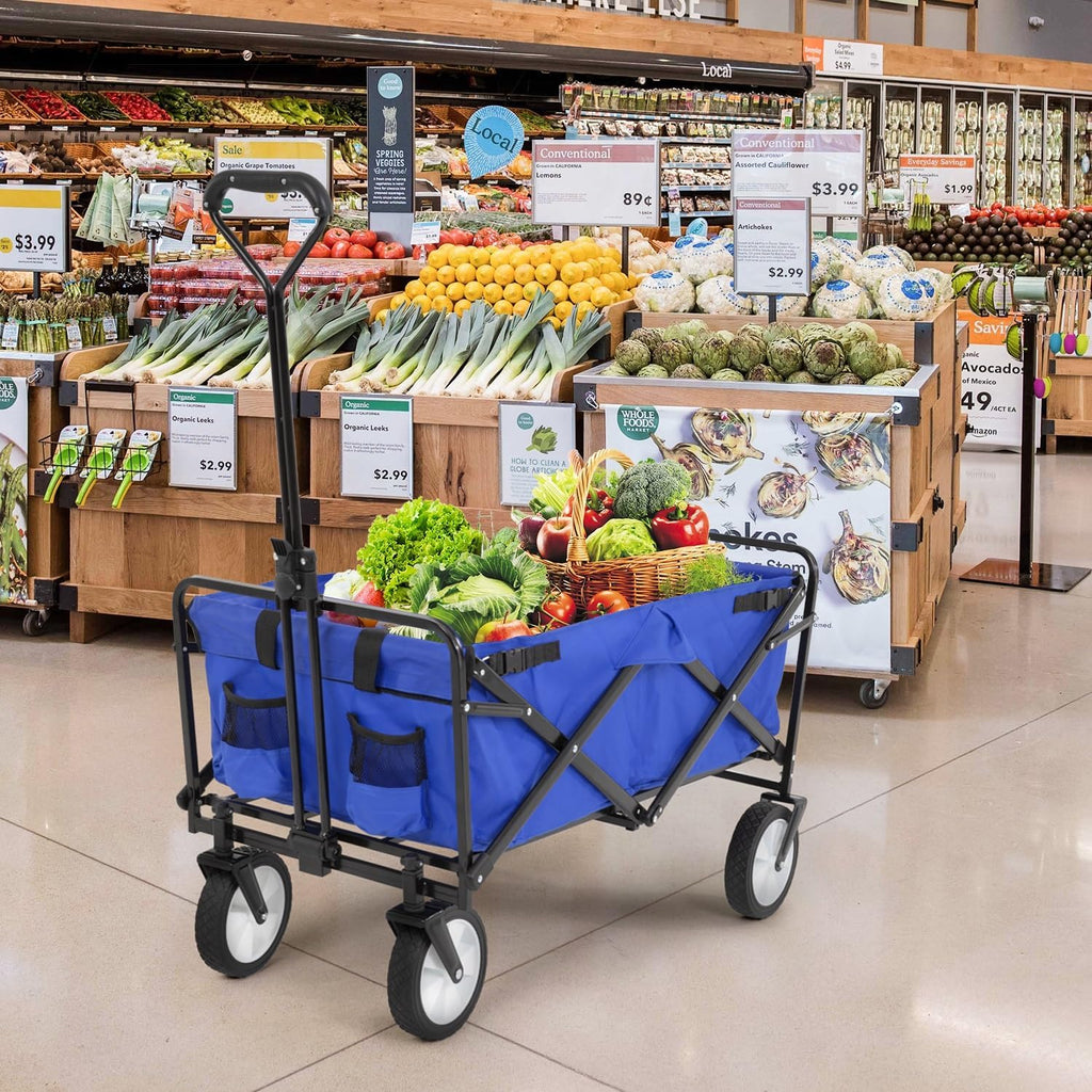 🛒 Collapsible Wagon Cart 🌟 Outdoor, Beach & Camping Ready