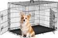 🐶 Foldable Dog Kennel 🏡 Removable Divider for Safe & Cozy Pets