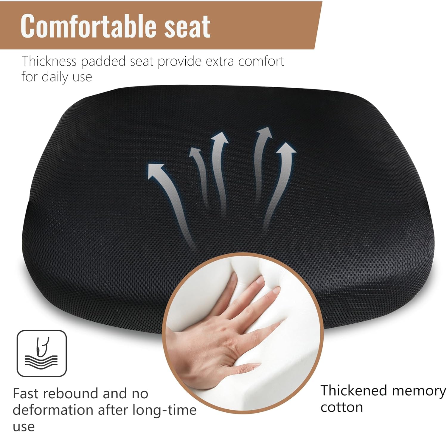 🪑 Ergonomic Office Chair ✨ Adjustable & Comfortable for Home & Work