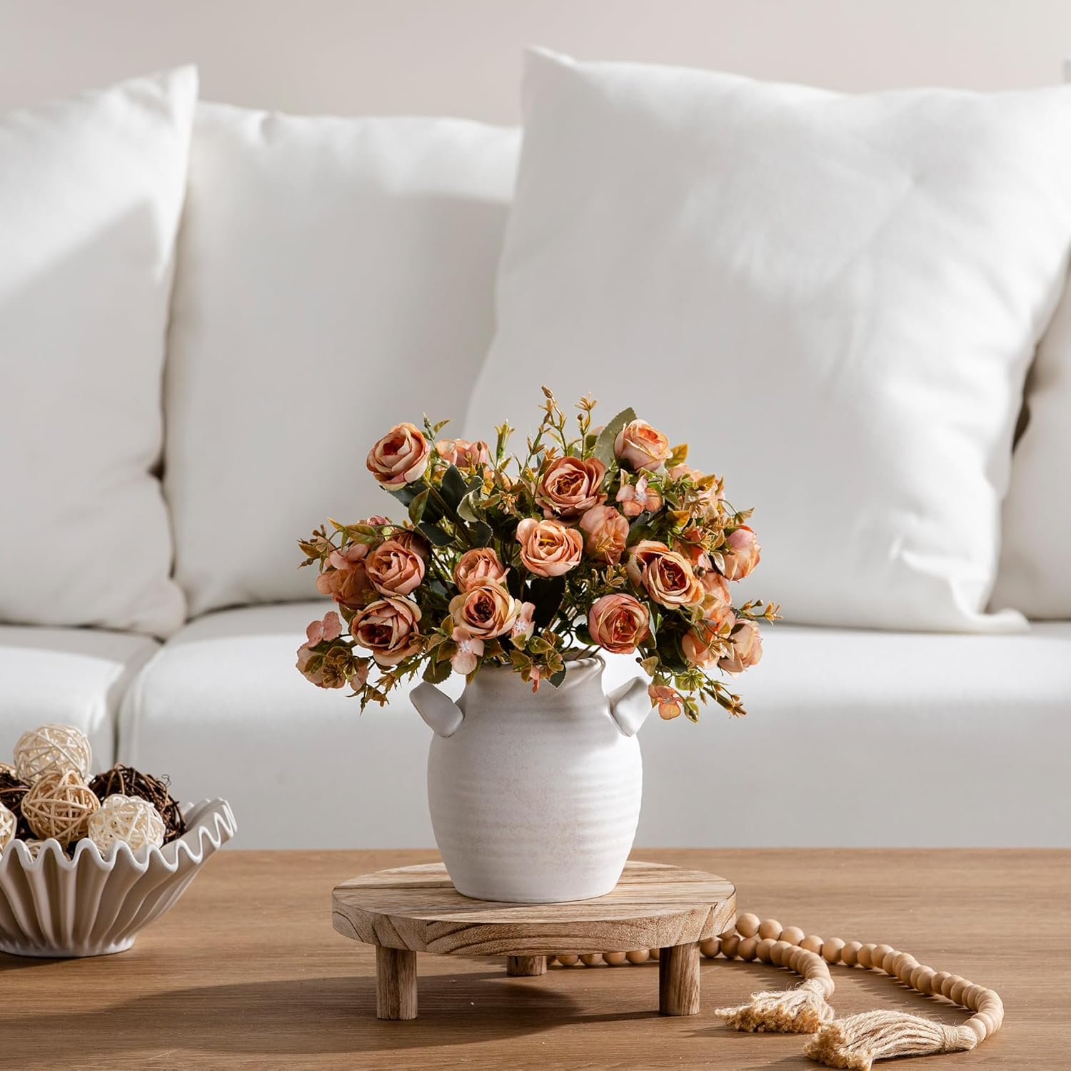 🌸 Elegant Ceramic Flower Vase 🌿 Perfect Home Décor & Centerpiece